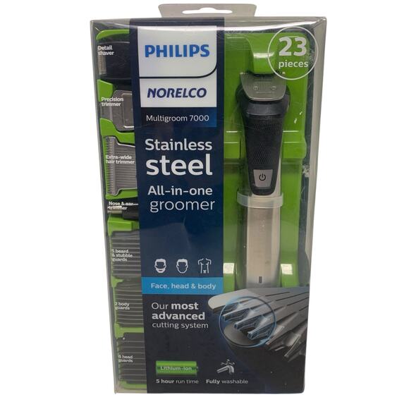 Phillips Norelco Stainless Steel 23Pc All-In One Groomer - Picture 1 of 8